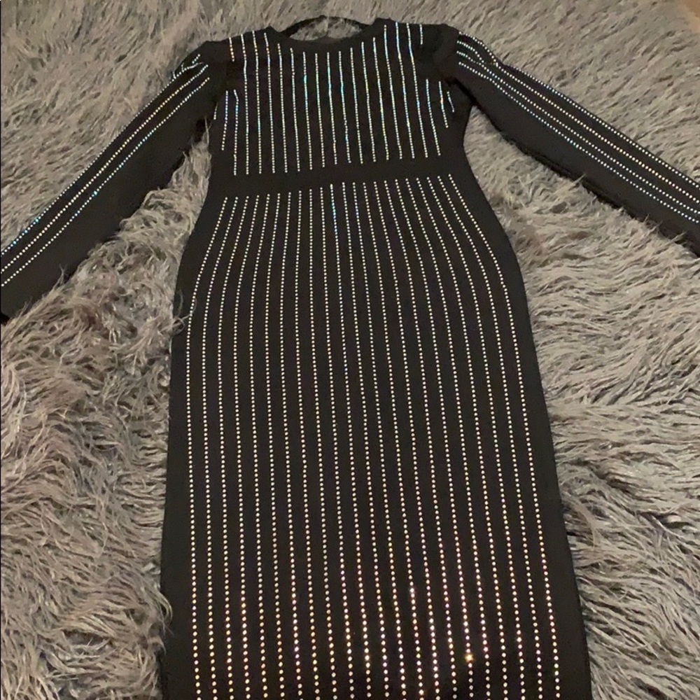 Glistening Bandage Dress